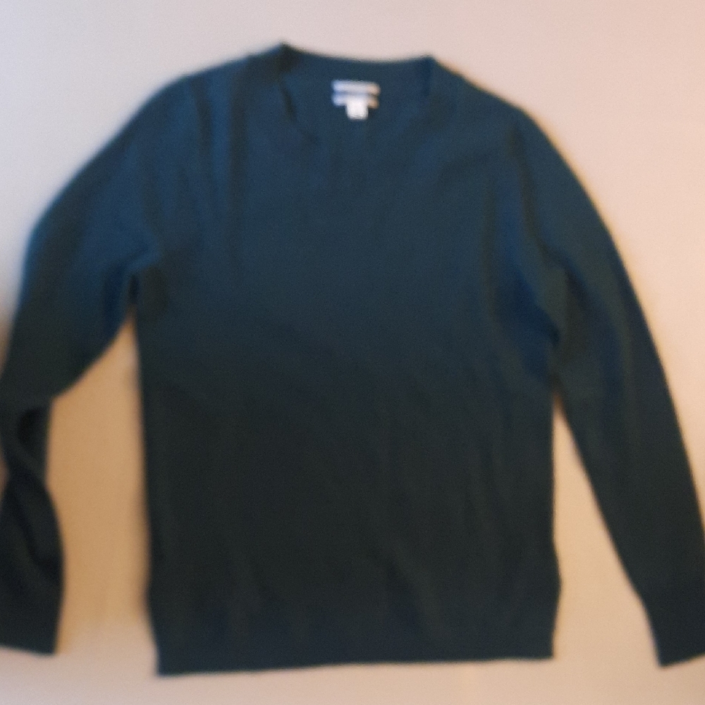 J. Crew Dark Green Cashmere Sweater Size XXS Womens